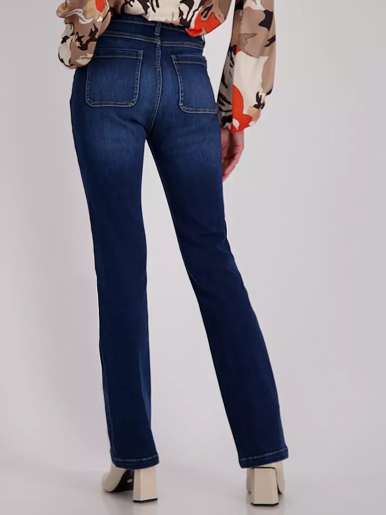 MONARI | Jeans Boot Cut Fit | dunkelblau