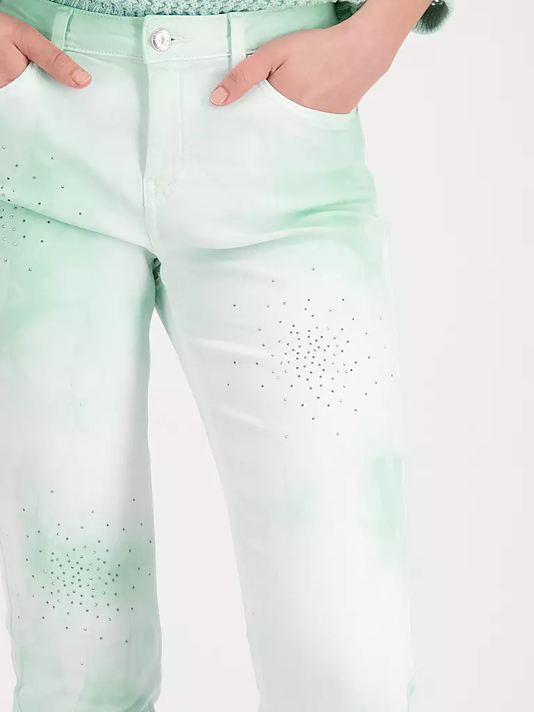 MONARI | Jeans Skinny Fit 7/8 | mint