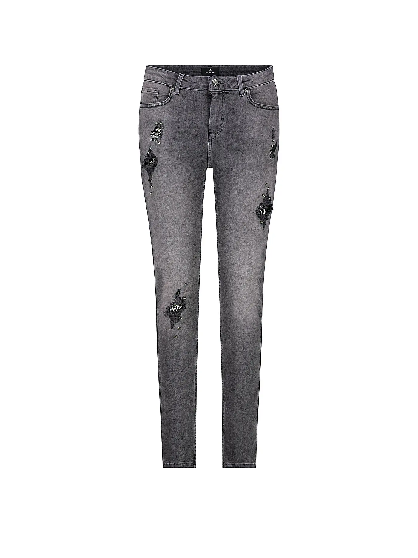 MONARI | Jeans Slim Fit  | grau