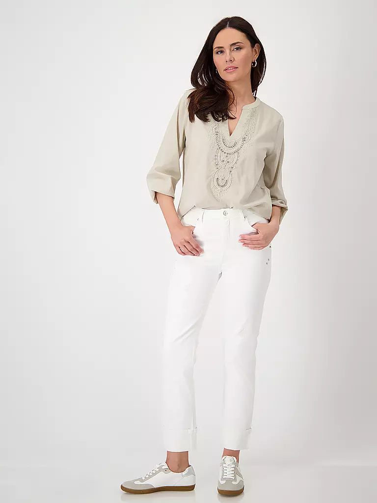 MONARI | Jeans Slim Fit  | creme
