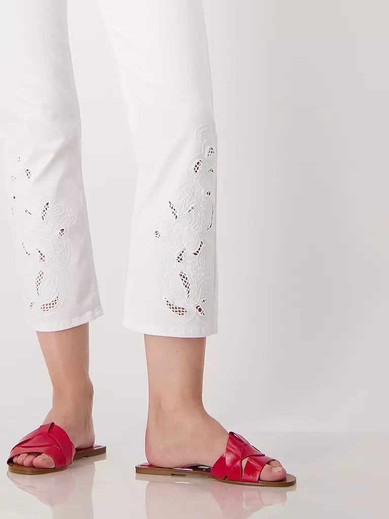 MONARI | Jeans Slim Fit SARDINIEN | creme