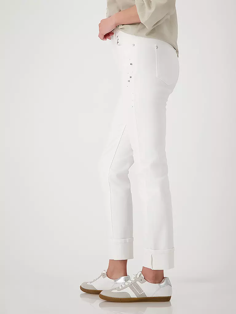 MONARI | Jeans Slim Fit | creme