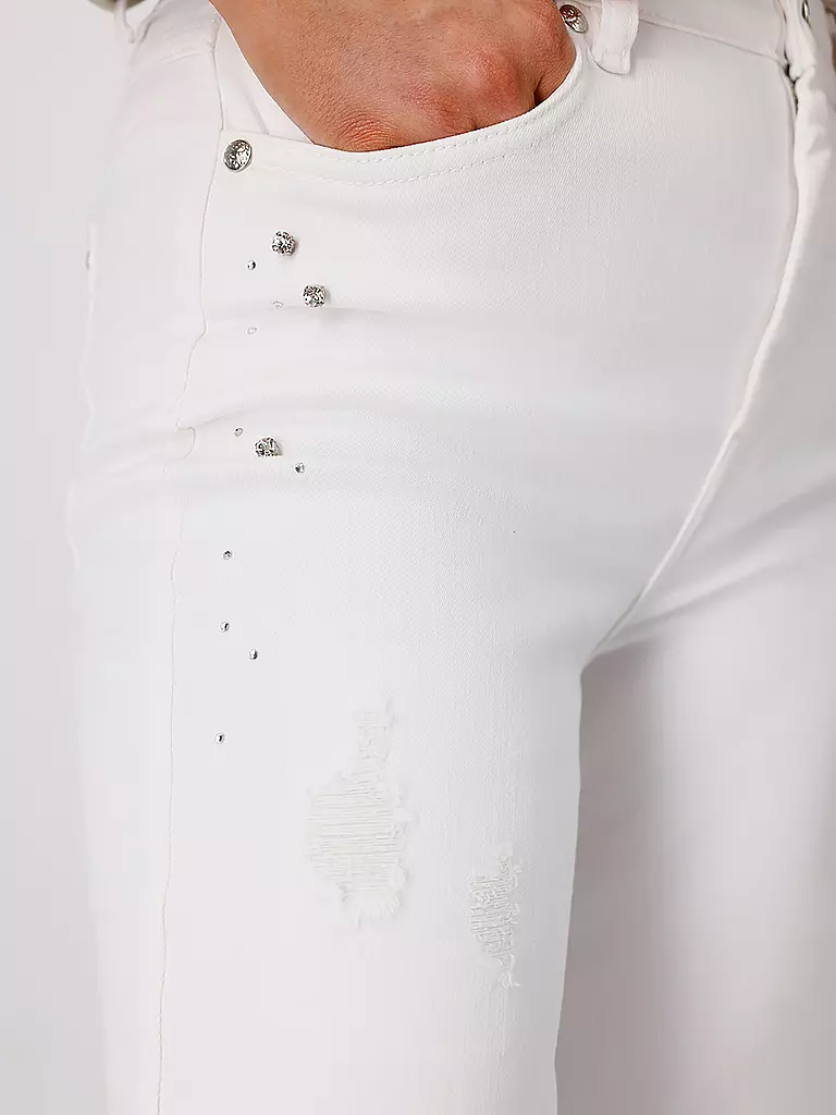 MONARI | Jeans Slim Fit | creme