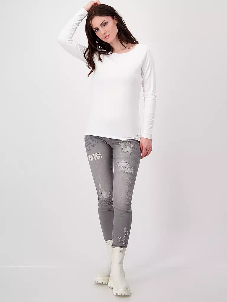 MONARI | Langarmshirt  | creme