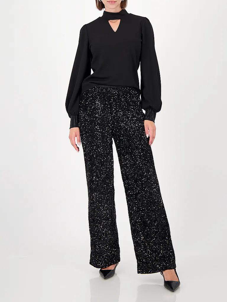 MONARI | Langarmshirt  | Schwarz