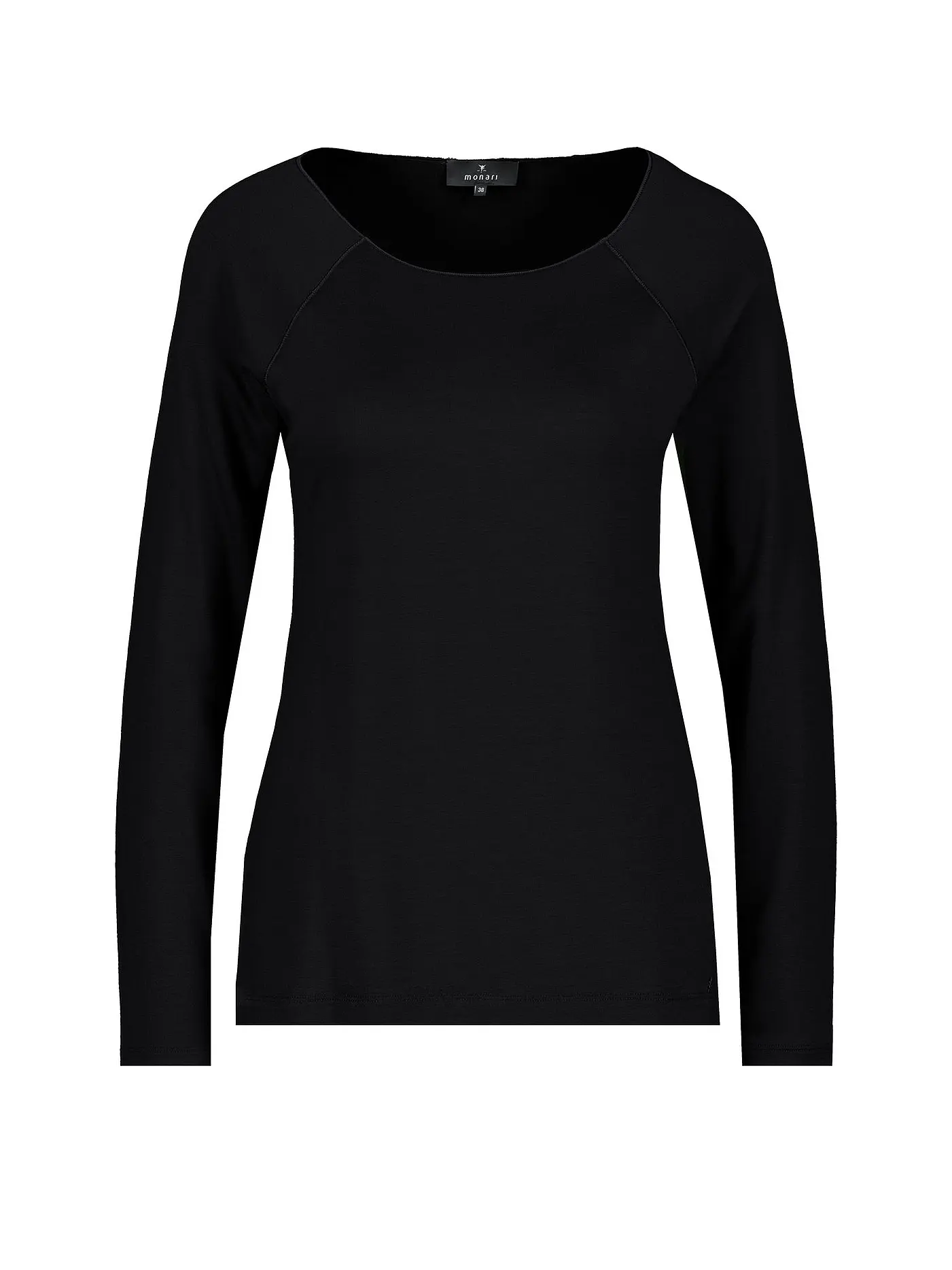 MONARI | Langarmshirt | schwarz