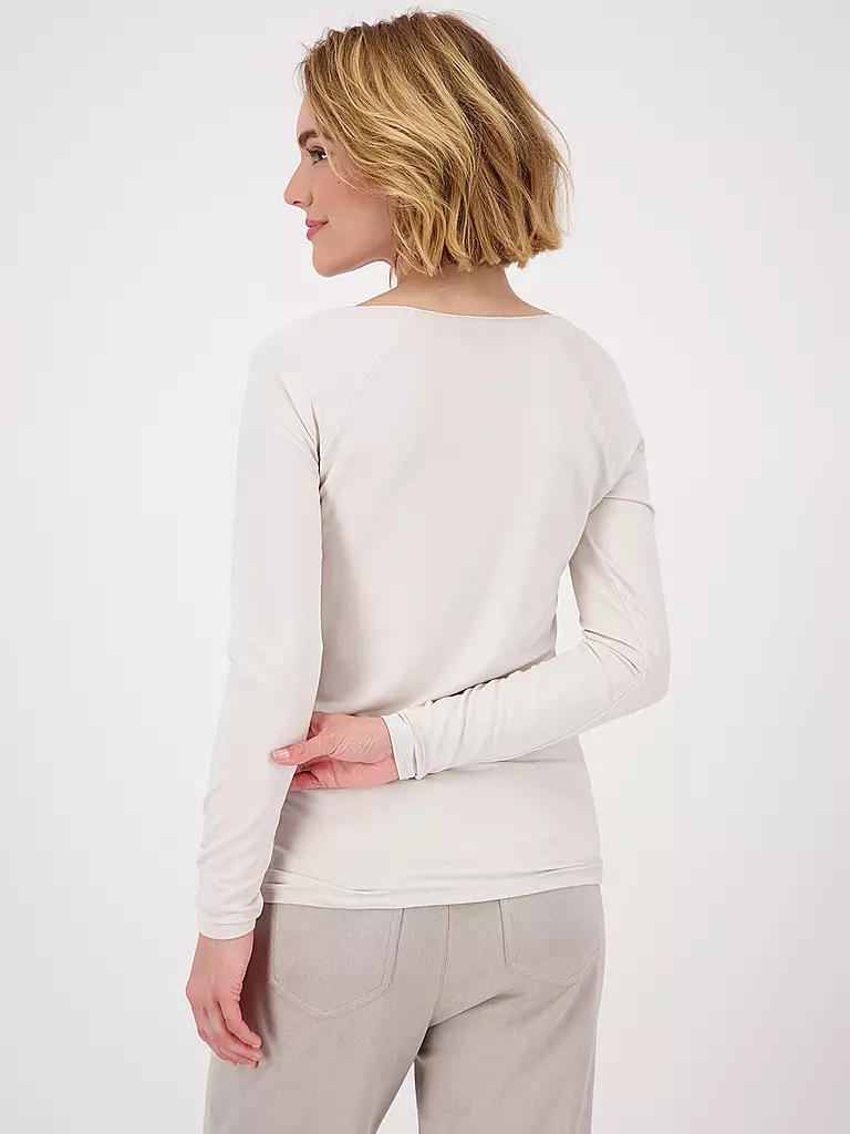 MONARI | Langarmshirt | creme