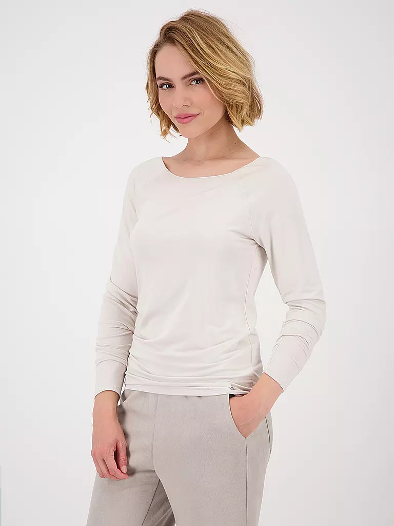 MONARI | Langarmshirt | creme