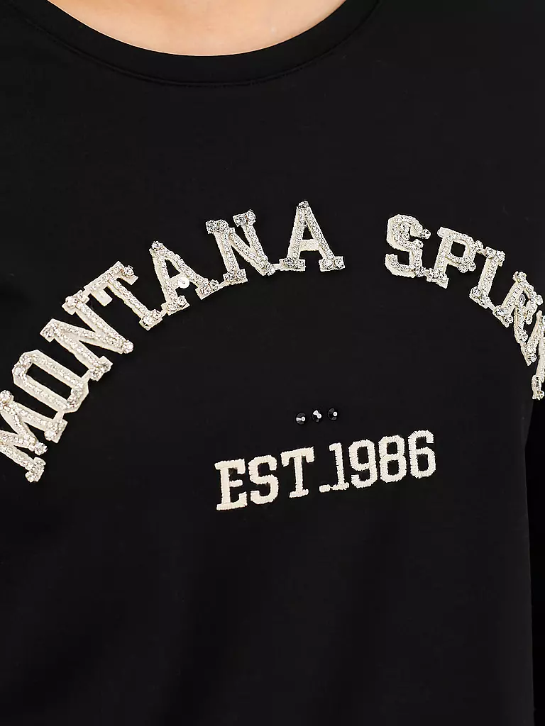MONARI | Langarmshirt | schwarz