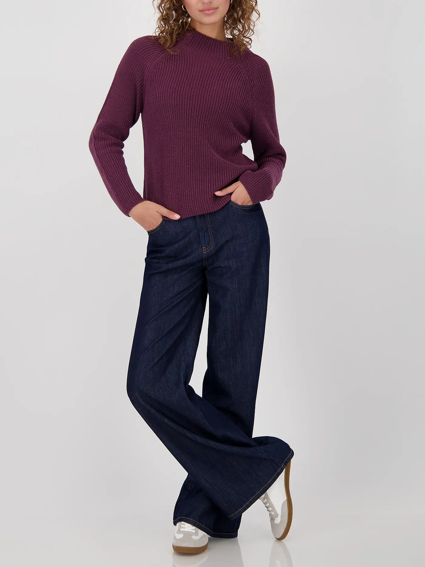 MONARI | Rollkragenpullover  | dunkelrot