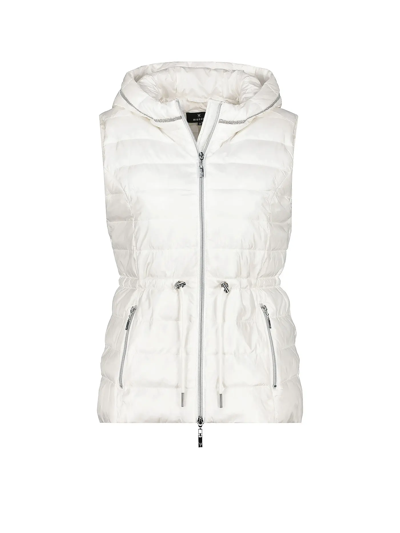 MONARI | Steppgilet  | creme