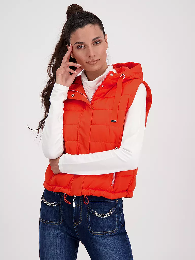 MONARI | Steppgilet | orange