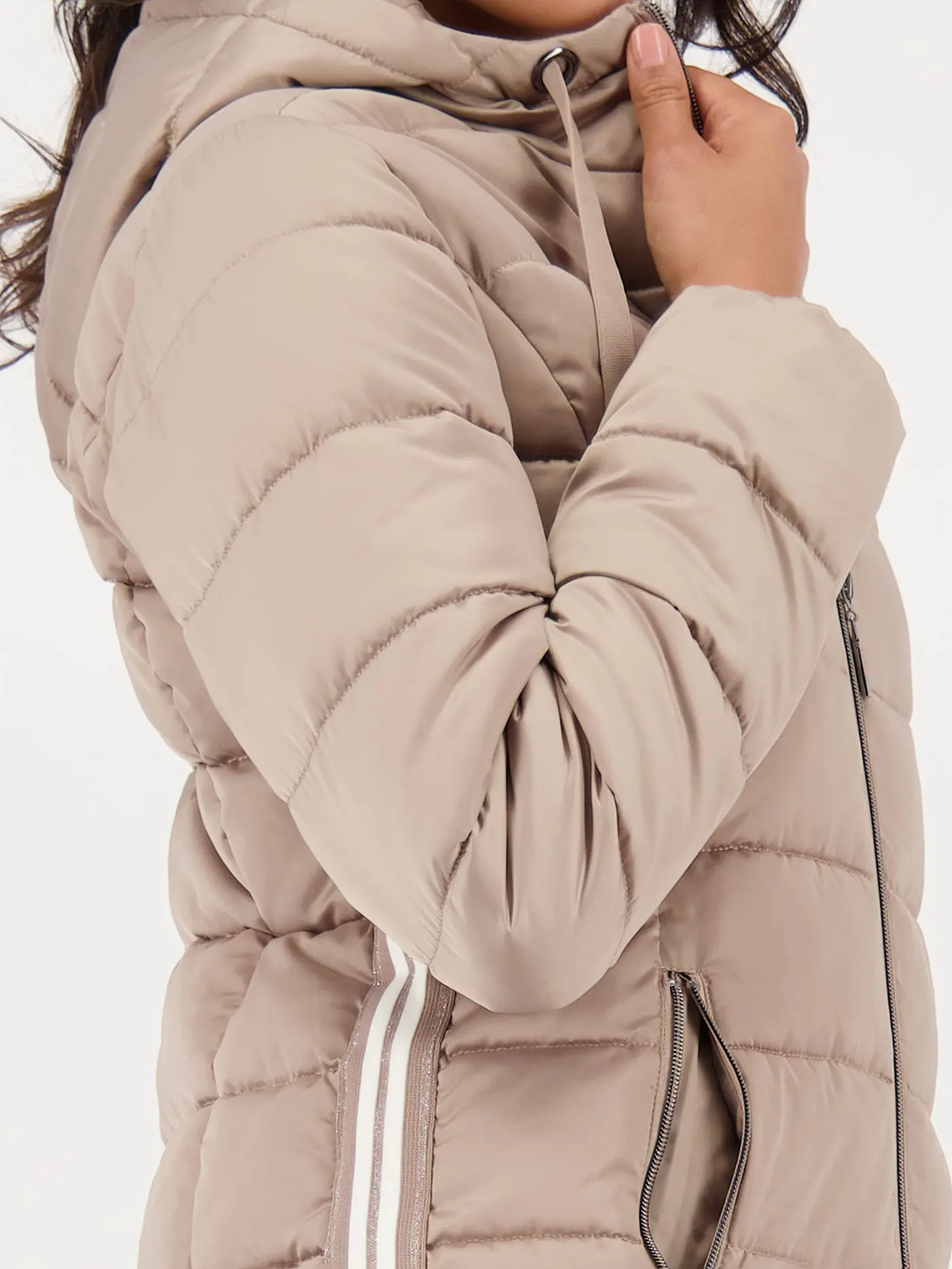 MONARI | Steppmantel  | camel