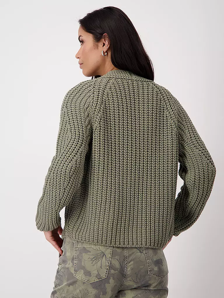 MONARI | Strickjacke  | dunkelgrün