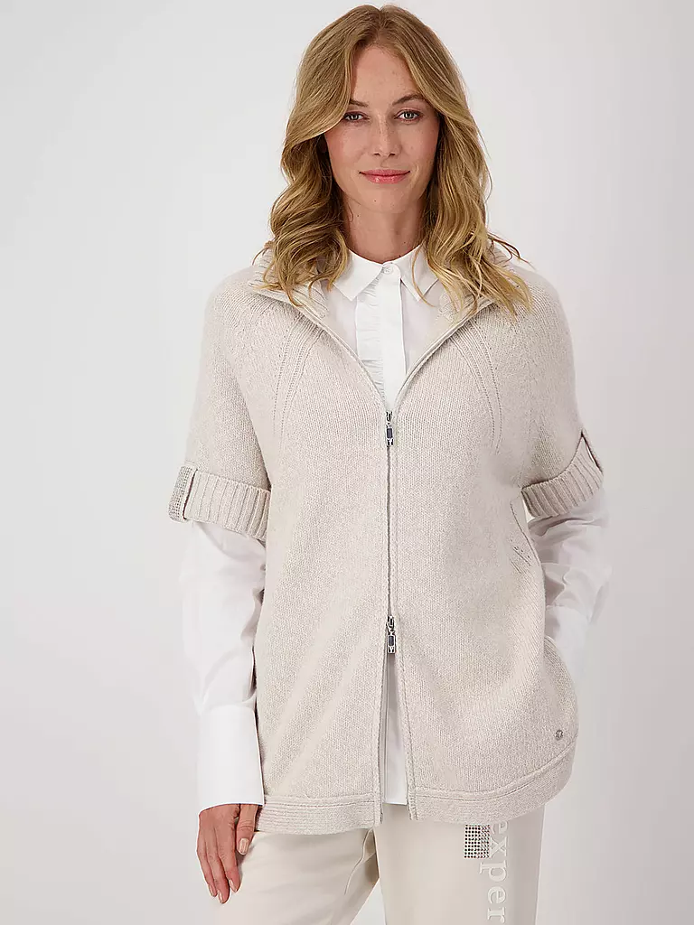 MONARI | Strickjacke  | creme