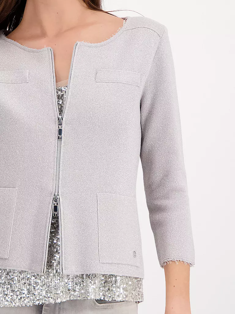 MONARI | Strickjacke | creme