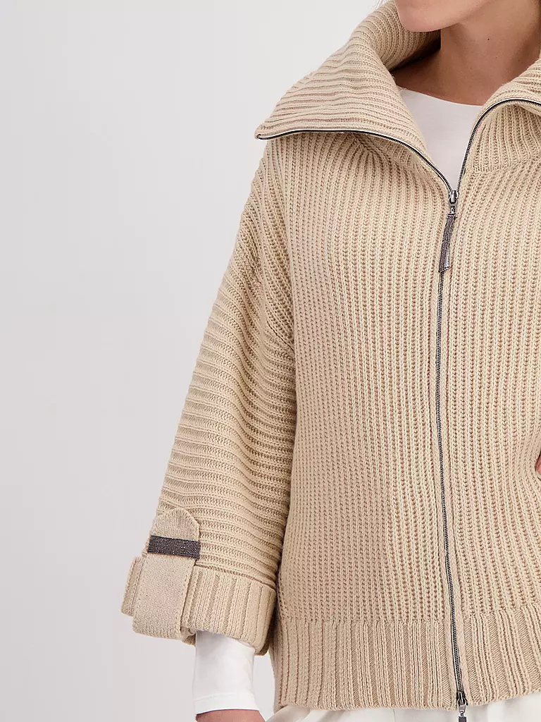 MONARI | Strickjacke | creme