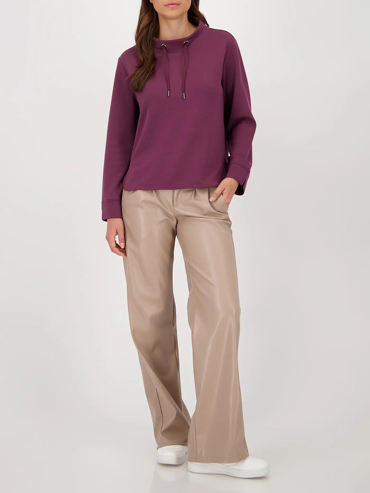 MONARI | Sweater | dunkelrot