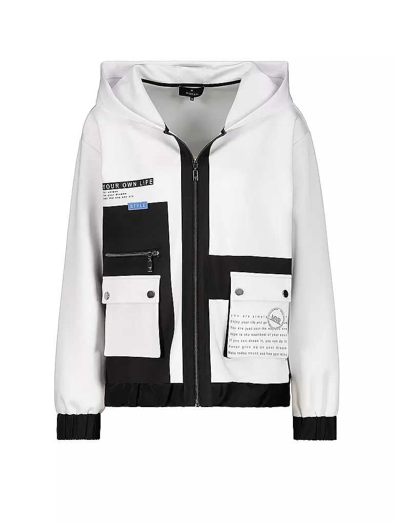 MONARI | Sweatjacke | weiss