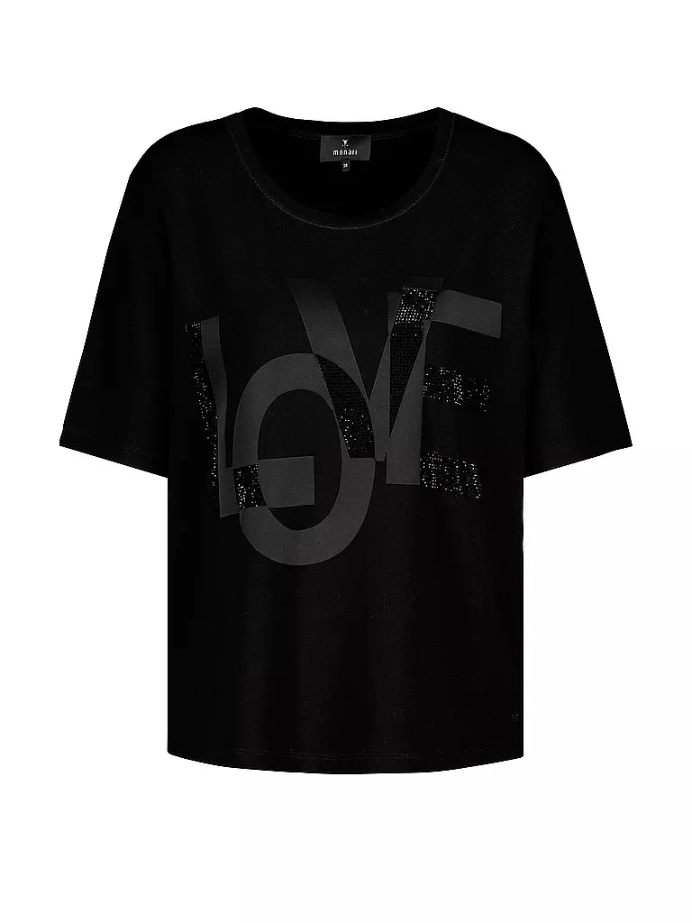 MONARI | T-Shirt  | schwarz
