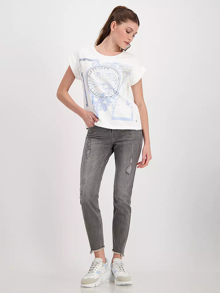 MONARI | T-Shirt  | creme
