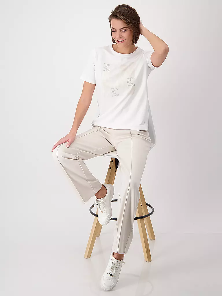 MONARI | T-Shirt  | creme