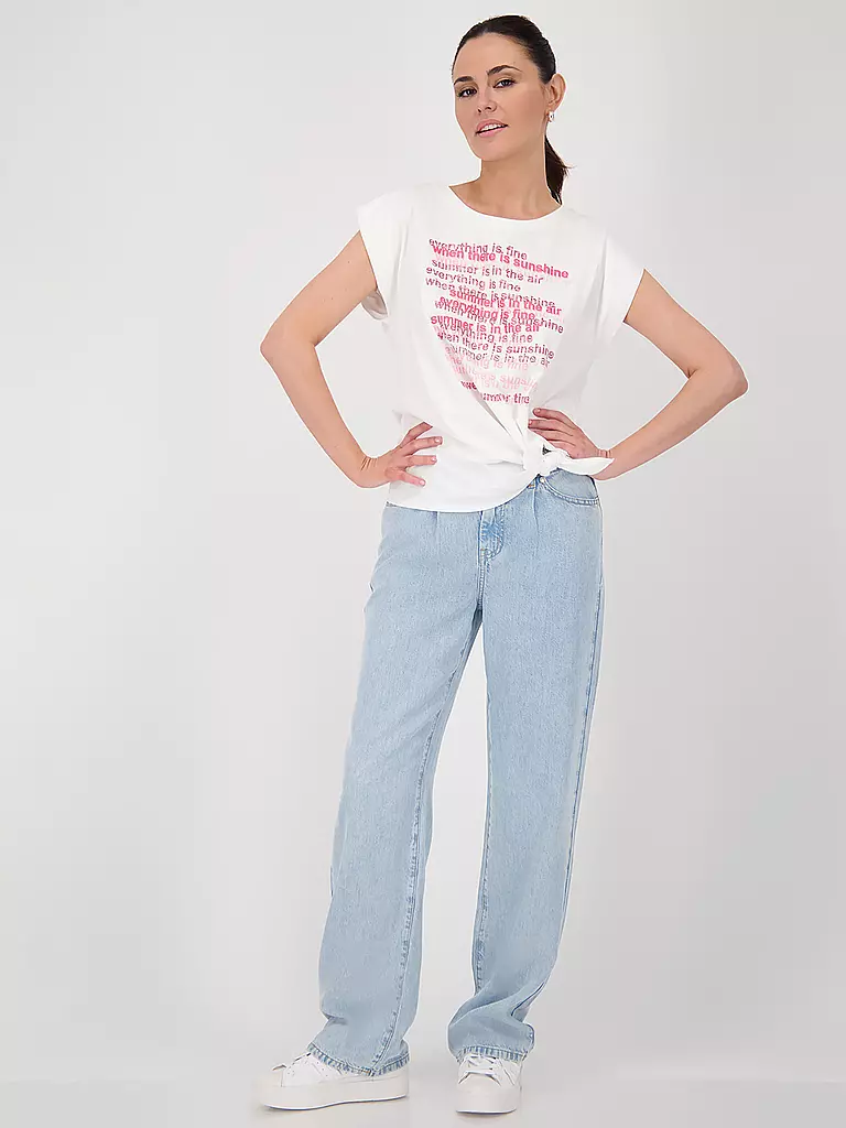 MONARI | T-Shirt  | creme