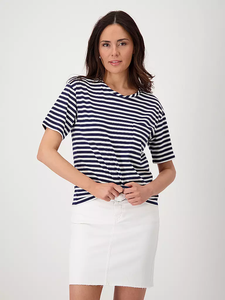 MONARI | T-Shirt  | dunkelblau