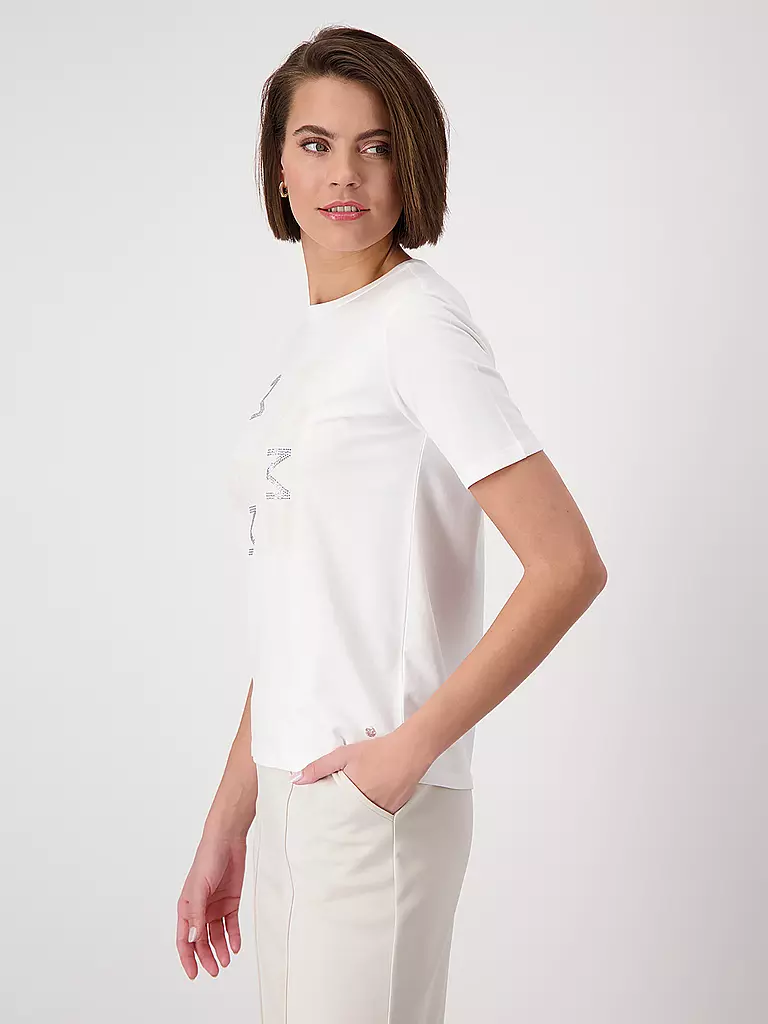 MONARI | T-Shirt  | creme