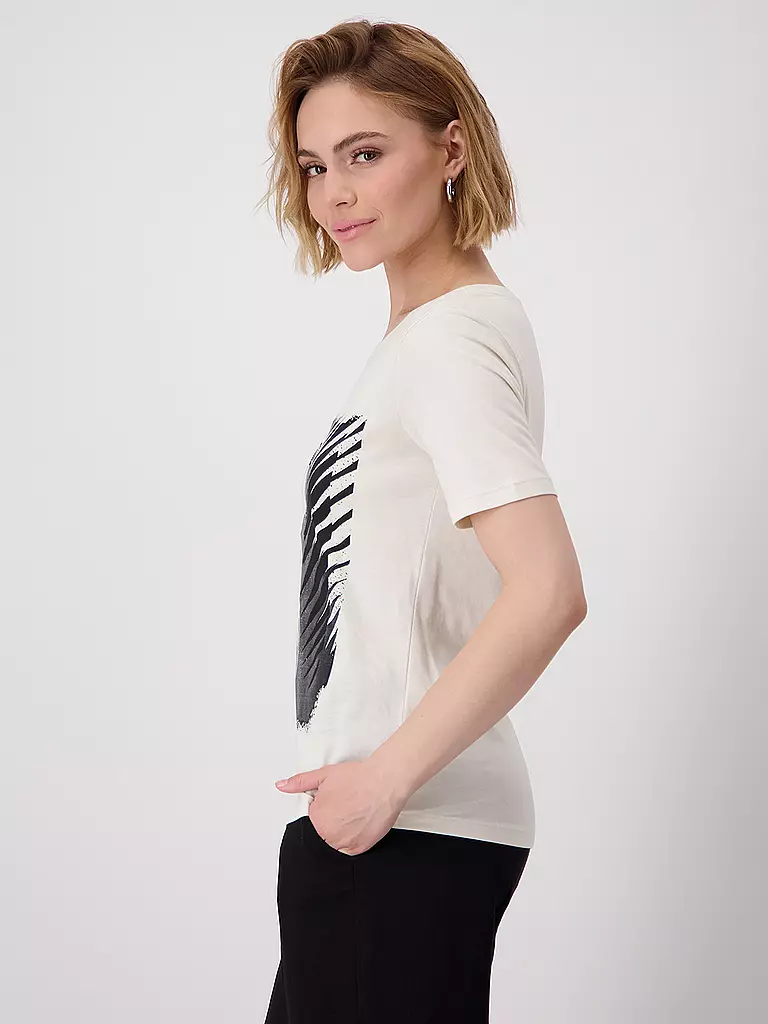 MONARI | T-Shirt  | creme