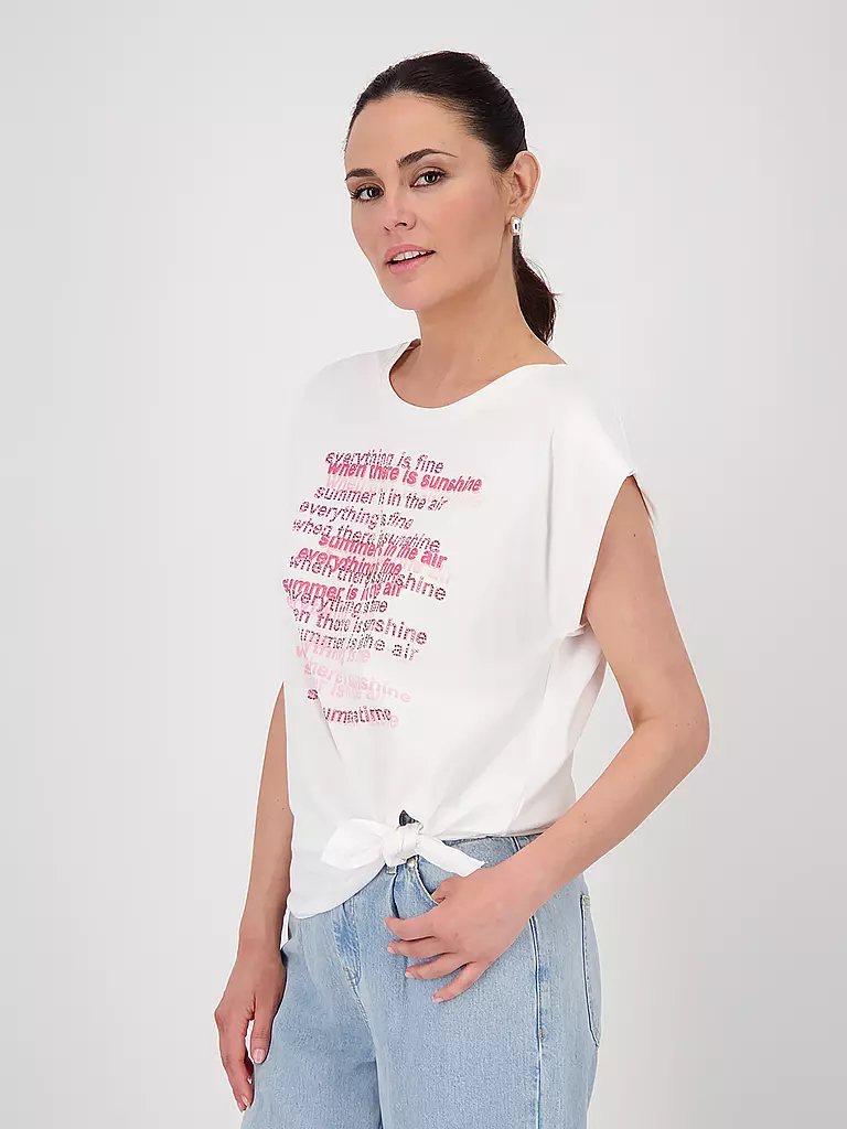 MONARI | T-Shirt  | creme