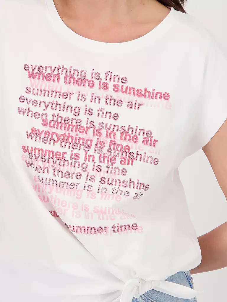 MONARI | T-Shirt  | creme