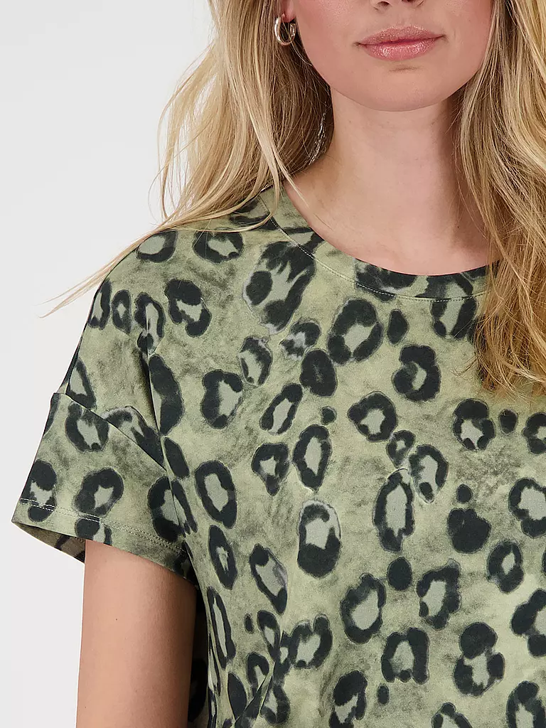 MONARI | T-Shirt  | dunkelgrün