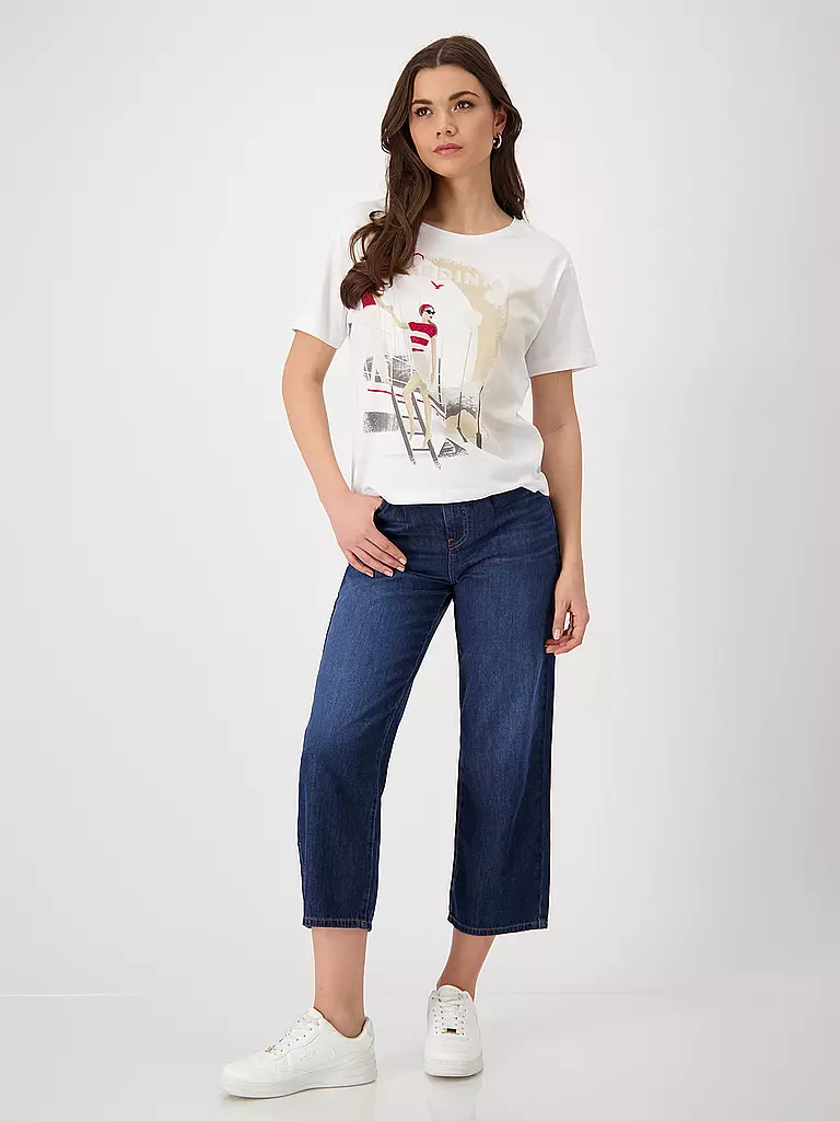 MONARI | T-Shirt SARDINIEN | creme