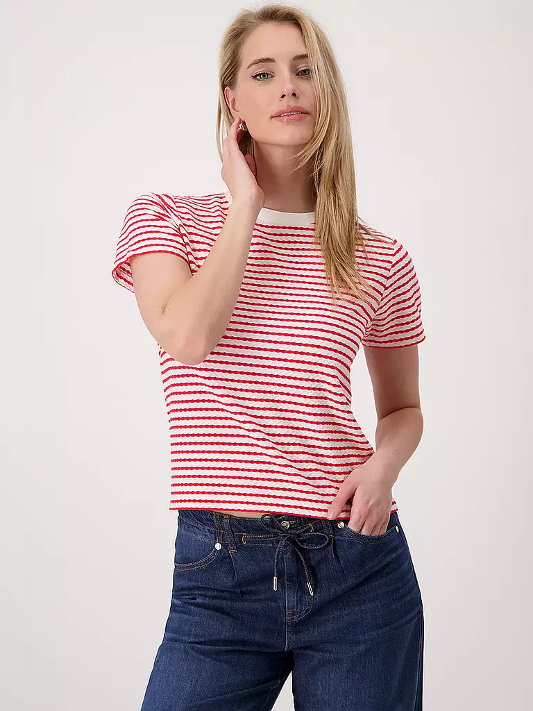 MONARI | T-Shirt SARDINIEN | rot