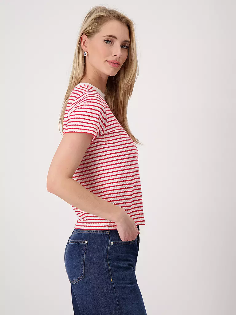 MONARI | T-Shirt SARDINIEN | rot