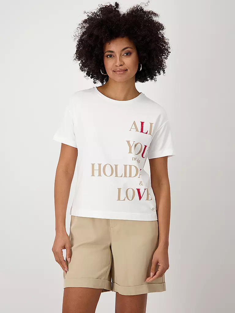 MONARI | T-Shirt | creme