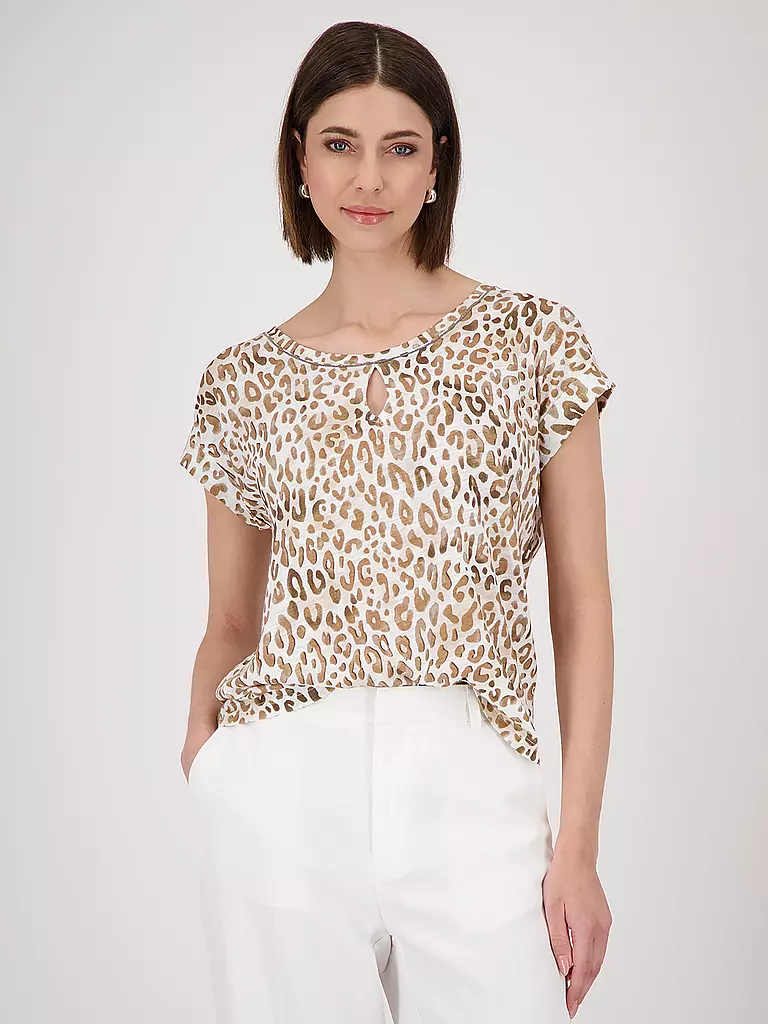 MONARI | T-Shirt | hellbraun