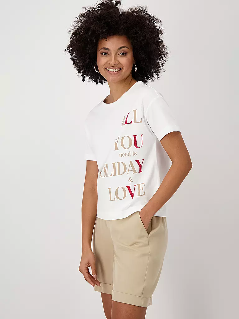 MONARI | T-Shirt | creme