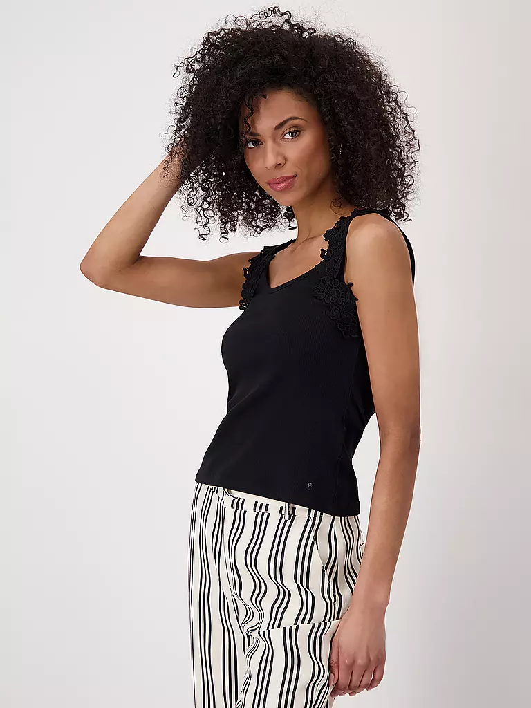 MONARI | Top  | schwarz