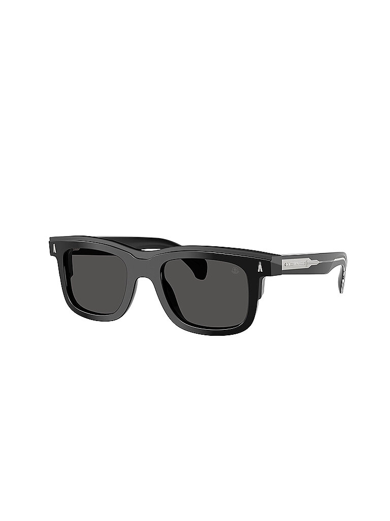 Moncler Unisex Moncler ME6004 CLARO 300187 Sonnenbrillen Acetat Schwarz Grau Quadratisch Normal