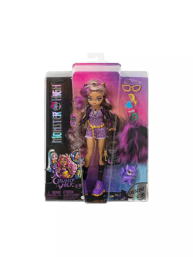 MONSTER HIGH | Monster High Clawdeen Puppe | keine Farbe
