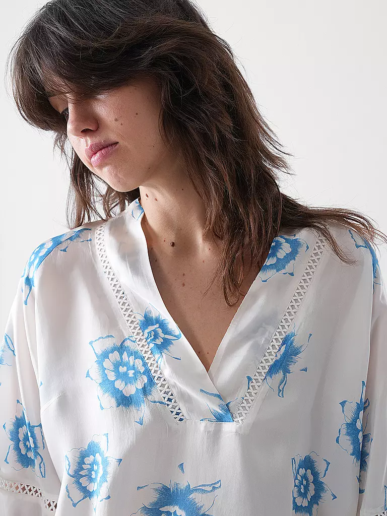 MOS MOSH | Bluse MMALEYNAFLORALISA | creme