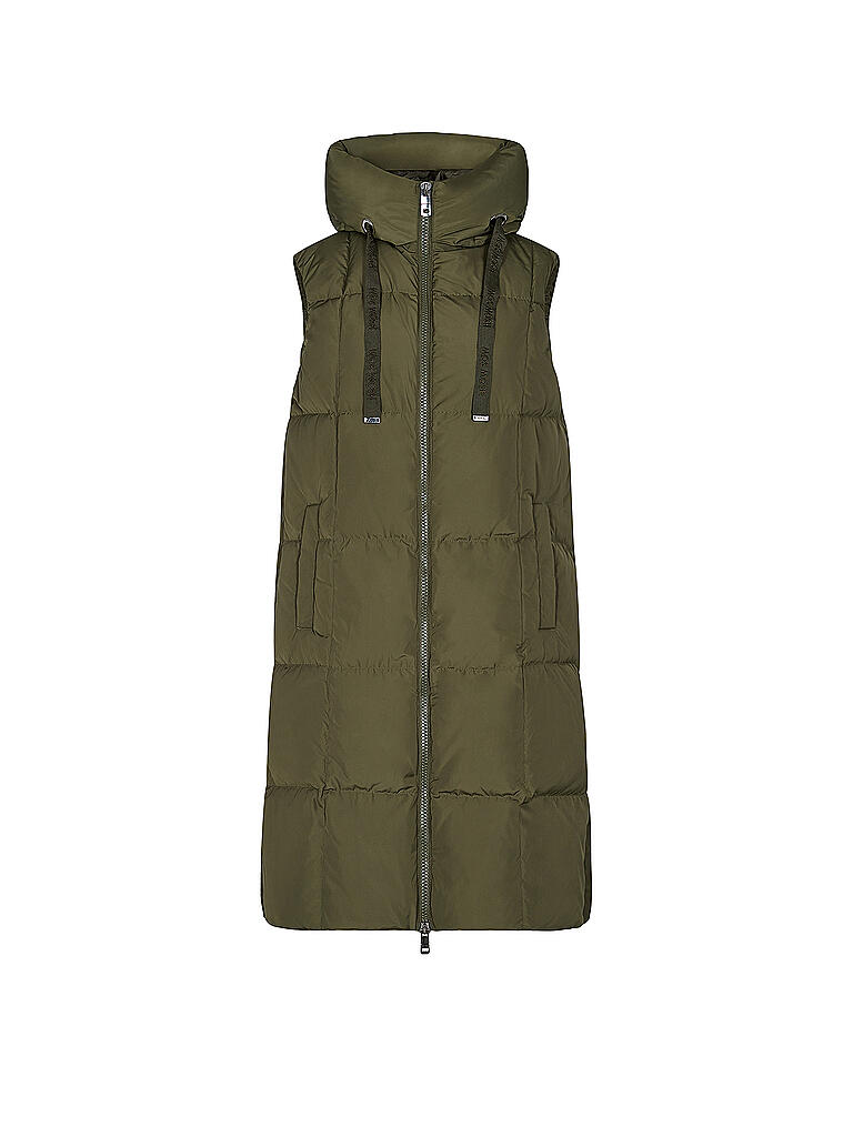 MOS MOSH | Daunensteppgilet MMNOVA SQUARE | olive