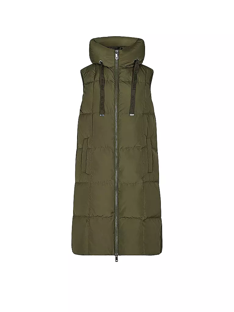 MOS MOSH | Daunensteppgilet MMNOVA SQUARE | olive