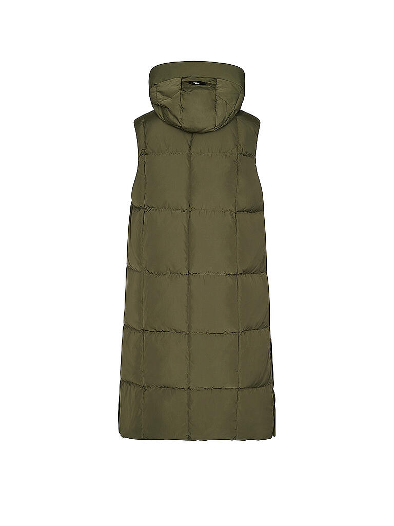 MOS MOSH | Daunensteppgilet MMNOVA SQUARE | olive