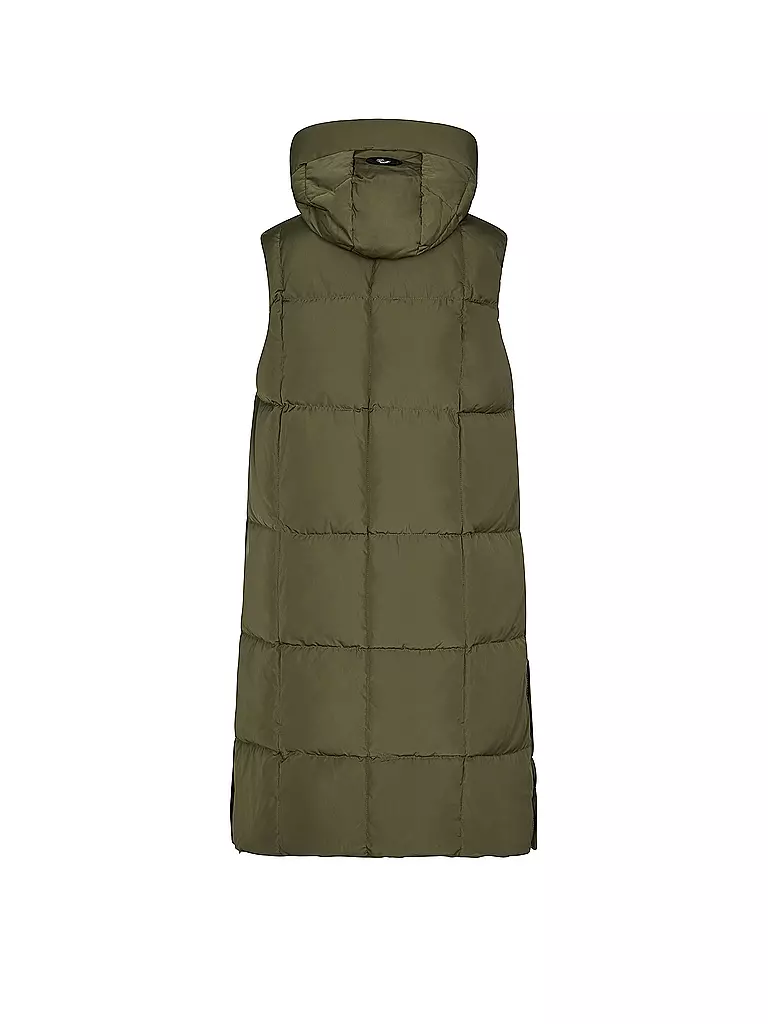 MOS MOSH | Daunensteppgilet MMNOVA SQUARE | olive