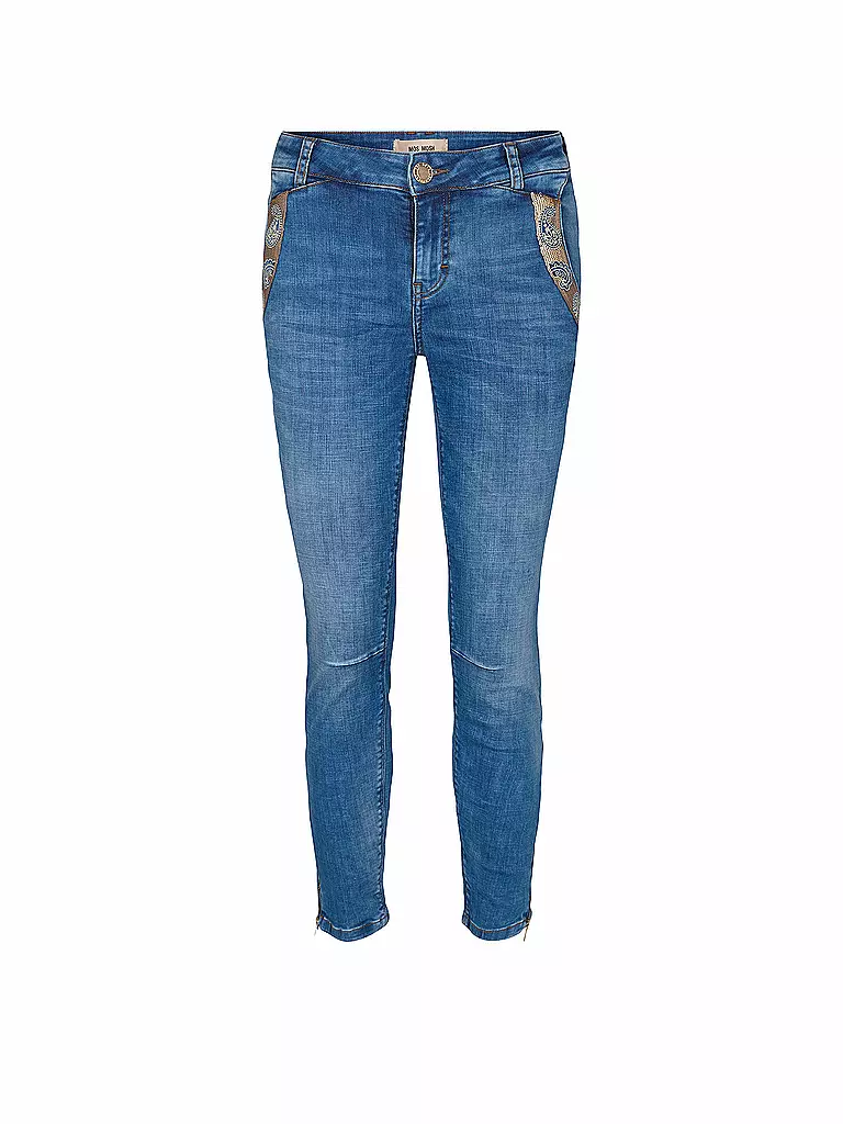 MOS MOSH | Jeans Slim Fit 7/8 MMETTA | blau