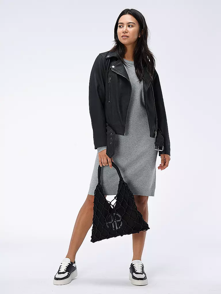 MOS MOSH | Lederjacke MMALMINA | schwarz