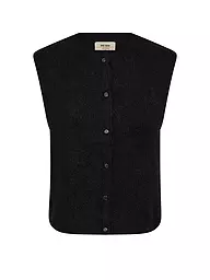 MOS MOSH | Strickgilet MMALMINETHORA | schwarz